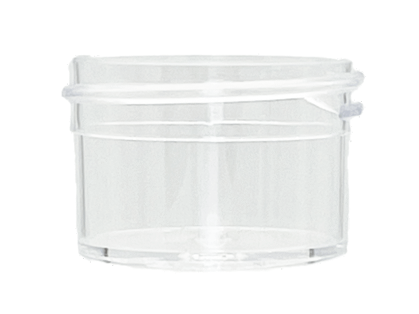 0.25 oz 33-400 Clear PS Single Wall Jar