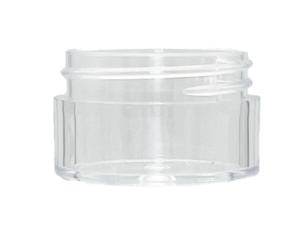 0.25 oz 33-400 Clear PS Thick Wall Jar