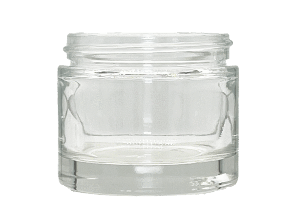 0.5 oz 40-400 Clear Glass Straight Sided Jar