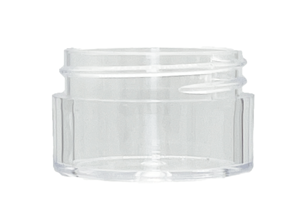 0.5 oz 43-400 Clear PS Thick Wall Jar