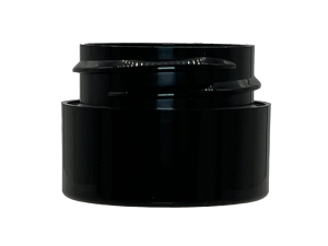 0.5 oz 48-400 Black PP Double Wall Straight Base Jar