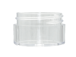 0.5 oz 53-400 Clear PS Thick Wall Jar