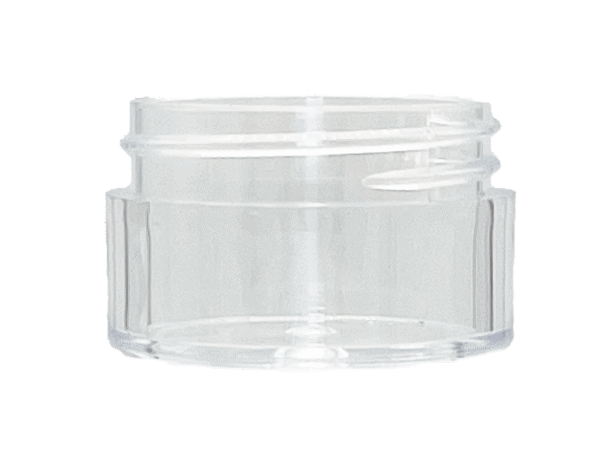 0.5 oz 53-400 Clear PS Thick Wall Jar
