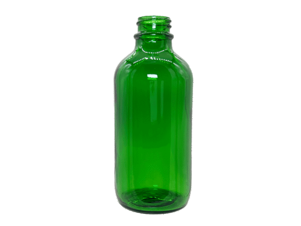 1 oz 20-400 Green Glass Boston Round