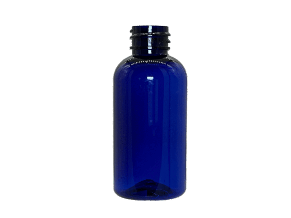 1 oz 20-410 Blue PET Boston Round
