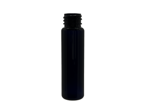 1 oz 20-410 Dark Amber PET Cylinder Round