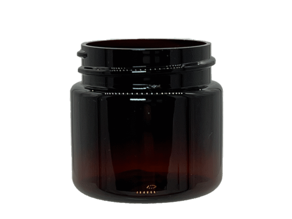 1 oz 38-400 Amber PET Single Wall Jar
