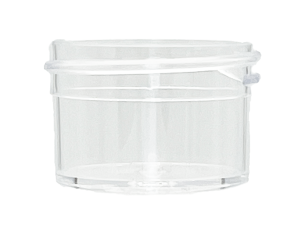 1 oz 38-400 Clear PS Single Wall Jar