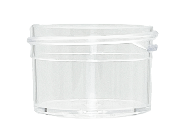 1 oz 38-400 Clear PS Single Wall Jar