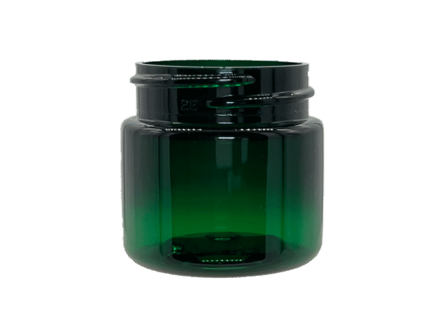 1 oz 38-400 Green PET Single Wall Jar