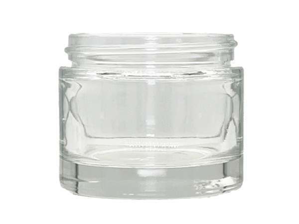 1 oz 40-400 Clear Glass Straight Sided Jar