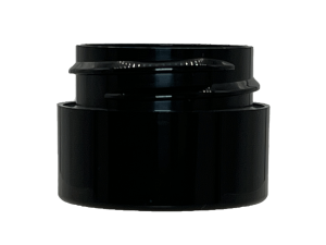 1 oz 43-400 Black PP Thick Wall Jar