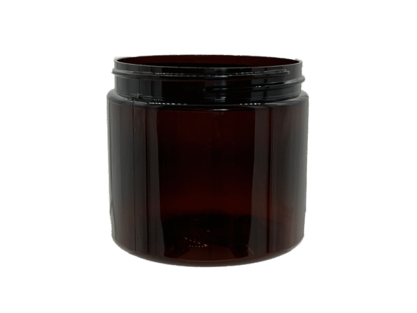 10 oz 100-400 Amber PET Single Wall Jar