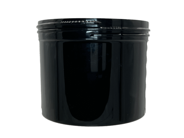 10 oz 100-400 Black PP Single Wall Jar