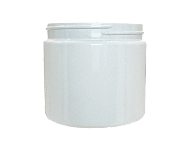 10 oz 100-400 White PET Single Wall Jar