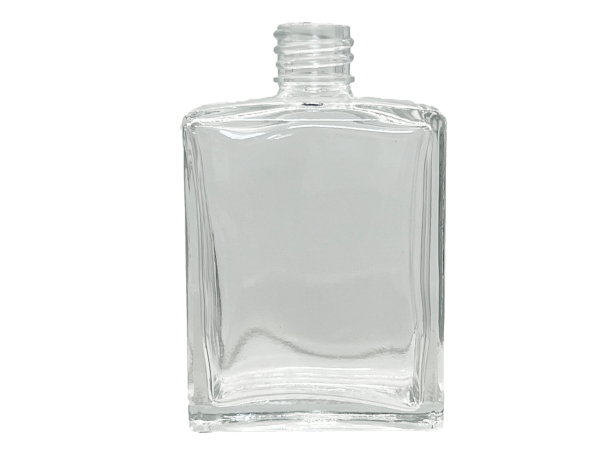 100 cc 18-415 Clear Glass Rectangular Bottle