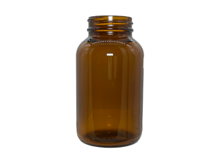 100 cc 38-400 Amber Glass Packer Bottle