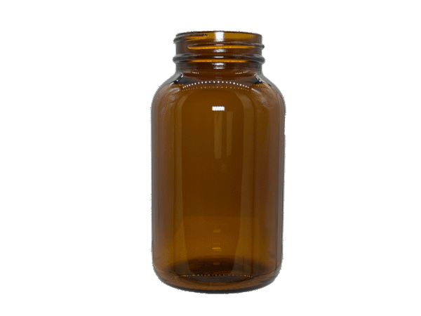 100 cc 38-400 Amber Glass Packer Bottle