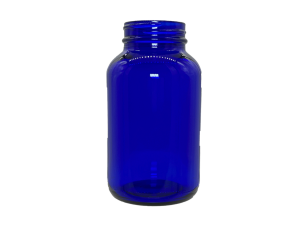 100 cc 38-400 Blue Glass Packer Bottle