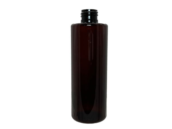 12 oz 24-410 Amber PET Cylinder Round