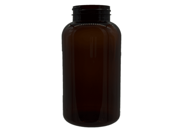 120 cc 38-400 Dark Amber PET Packer Bottle