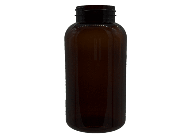 150 cc 38-400 Dark Amber PET Packer Bottle