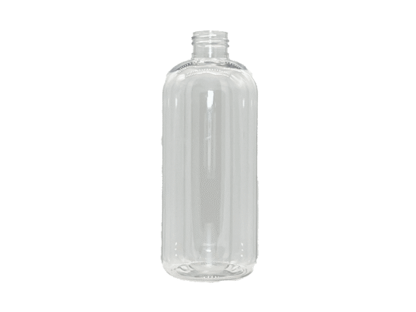 16 oz 24-410 Clear PET Boston Round