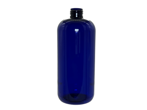 16 oz 28-410 Blue PET Boston Round