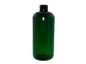 16 oz 28-410 Green PET Boston Round