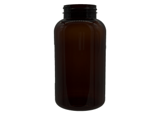 175 cc 38-400 Dark Amber PET Packer Bottle