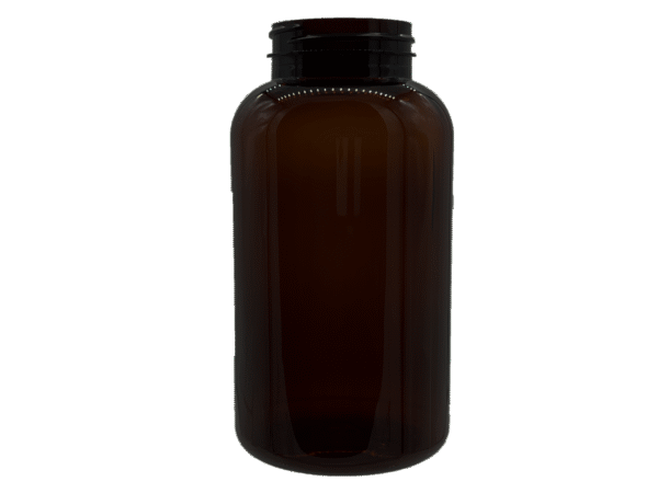 175 cc 38-400 Dark Amber PET Packer Bottle