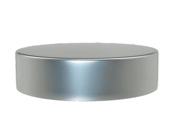 18-400 Metal Overshell Matte Silver Continuous Thread Cap Foam Liner