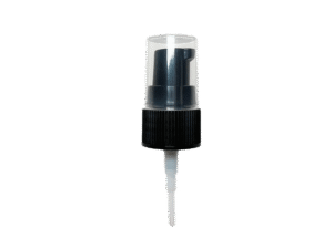 18-400 Ribbed Black Cosmetic Treatment Pump