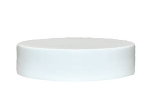 18-400 Smooth White Continuous Thread Cap Unlined