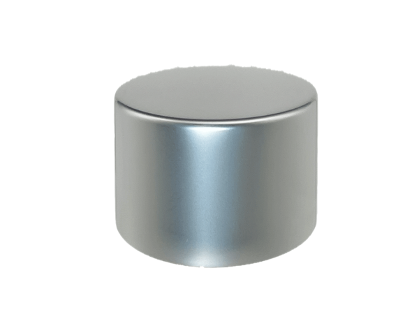 18-410 Metal Overshell Matte Silver Continuous Thread Cap Foam Liner