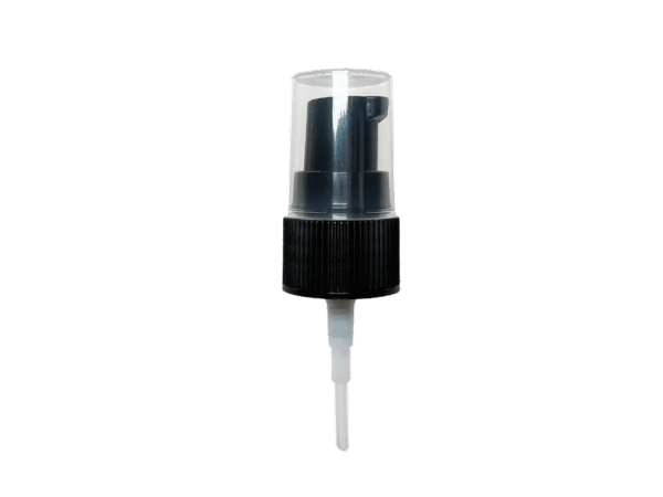 18-410 Ribbed Black Cosmetic Treatment Pump