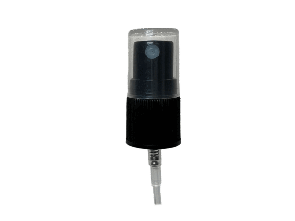 18-415 Ribbed Black Fine Mist Sprayer