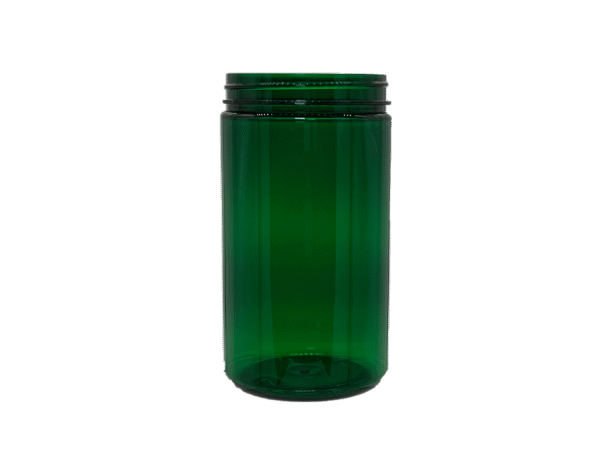 19 oz 89-400 Green PET Single Wall Jar