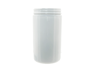 19 oz 89-400 White PET Single Wall Jar