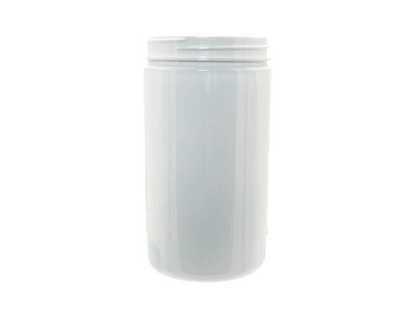 19 oz 89-400 White PET Single Wall Jar