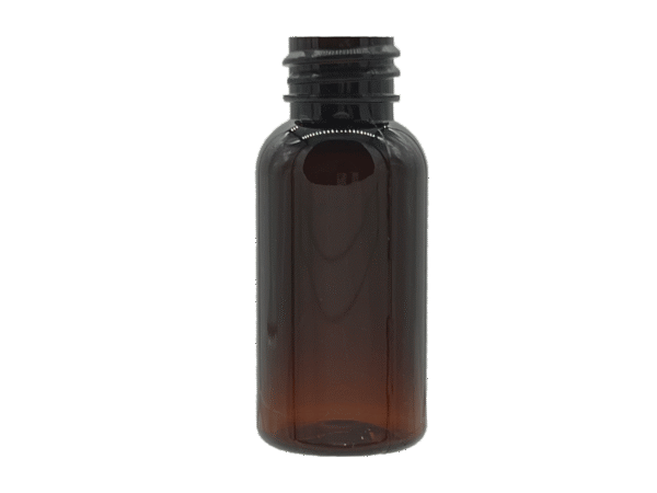 2 oz 20-410 Amber PET Imperial Round