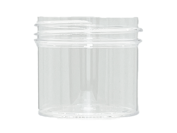 2 oz 48-400 Clear PS Single Wall Jar