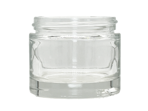 2 oz 53-400 Clear Glass Straight Sided Jar