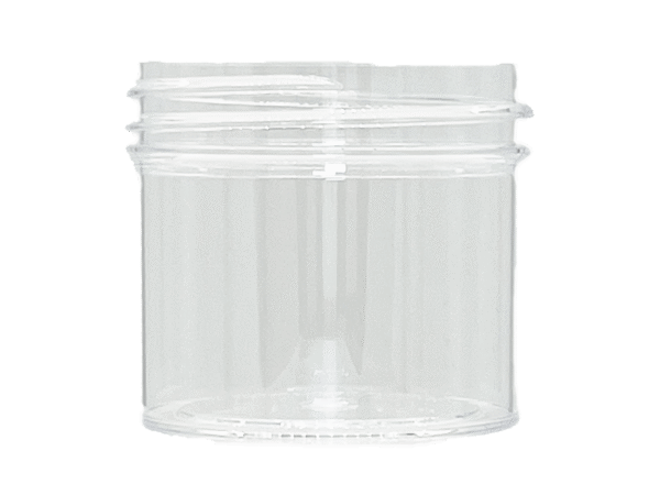 2 oz 53-400 Clear PS Single Wall Jar