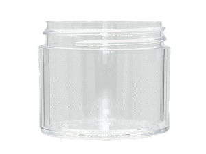 2 oz 53-400 Clear PS Thick Wall Jar