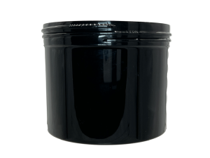 2 oz 70-400 Black PP Single Wall Jar