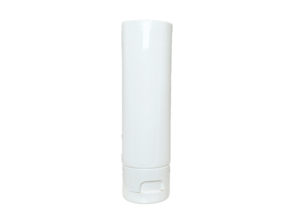 2 oz M8 White MDPE Single Layer Tube Flip Top Cap
