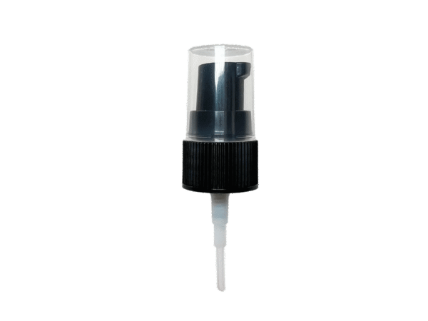 20-400 Ribbed Black Cosmetic Treatment Pump