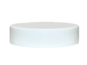 20-400 Smooth White Continuous Thread Cap Unlined