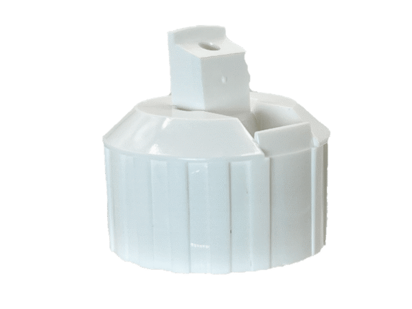 20-410 Ribbed White Spouted Cap Heat Induction Seal (HS) Liner